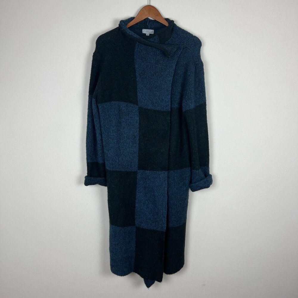 Joseph A‎ Duster Cardigan Sweater M Long Soft Blanket Oversized Cozy Fuzzy Knit
